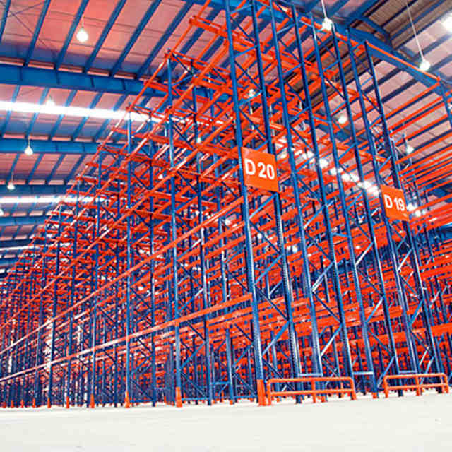 Almacén Heavy Duty Industrial doble palet de profundidad
