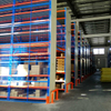 Entresuelo industrial con soporte de estante de acero para trabajos medianos de almacén 