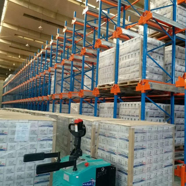 Bastidores de transporte de paletas de radio de acero industrial para almacenamiento en almacén